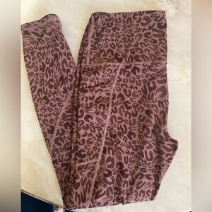 Animal print yoga leggings